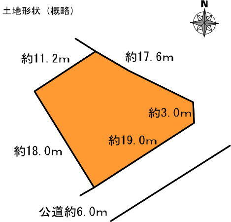 岩倉市川井町折屋敷　売地画像