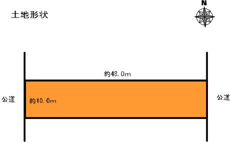 北名古屋市熊之庄登り戸　売地画像