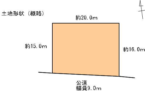 北名古屋市石橋惣作　売地画像